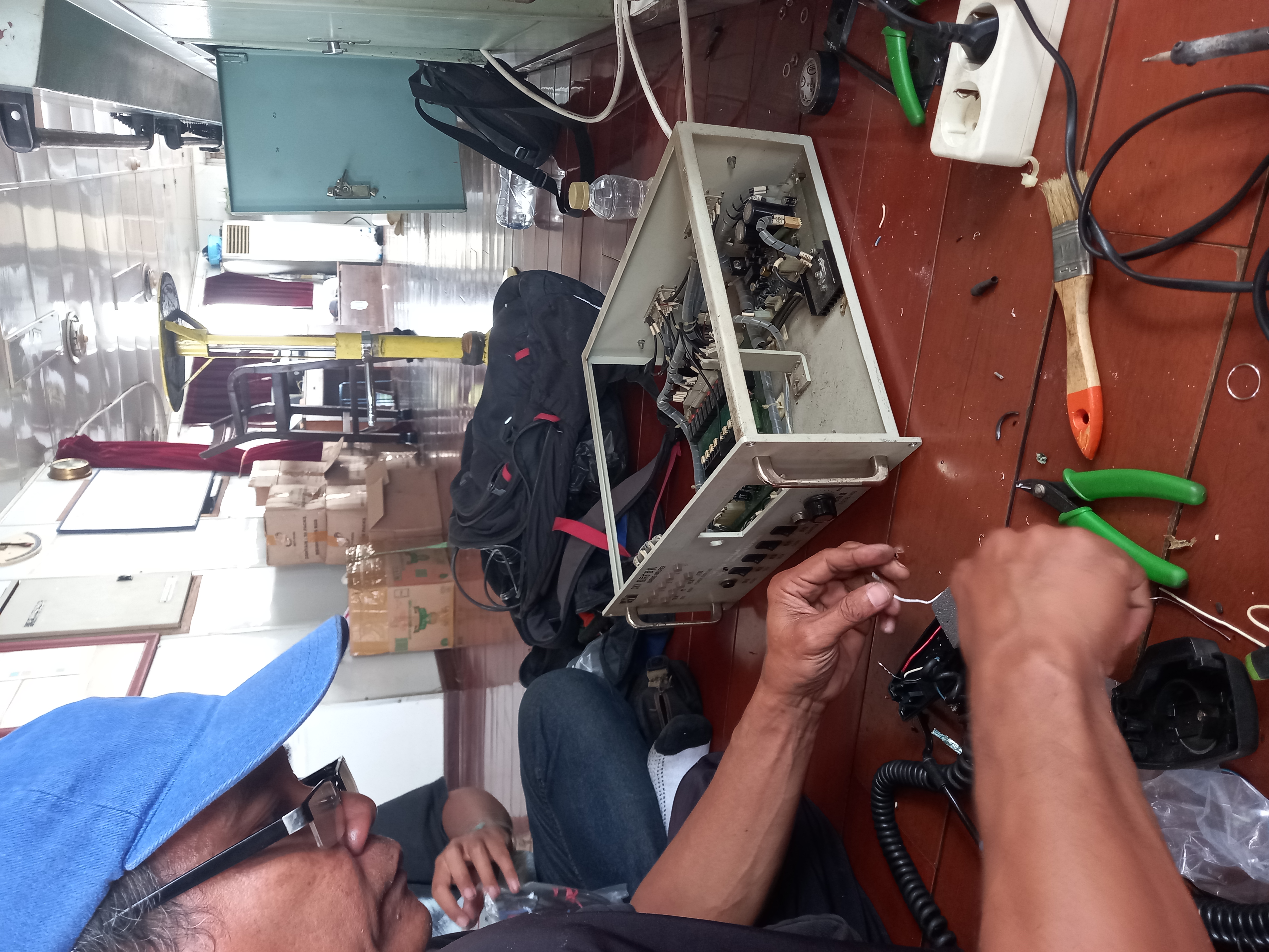 Perbaikan Public Addressor, TSHD. RSA Marine 3, PT. RSA